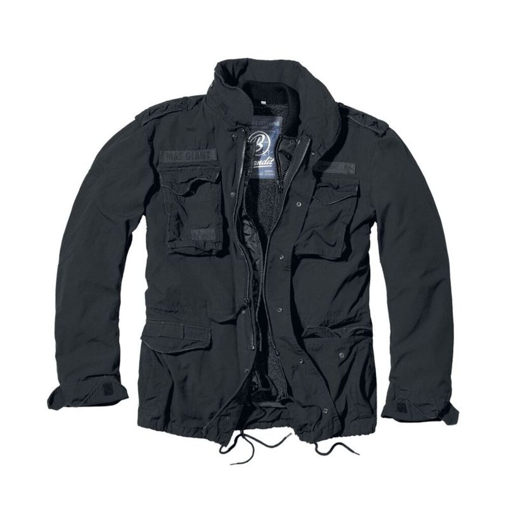 Build Your Brand Mens M65 Giant Jacket / Black